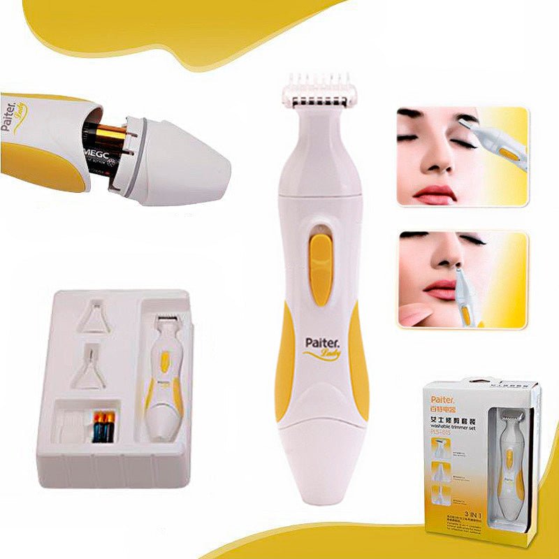 Rechargeable Hair Clipper Trimmer in titanium-coated, product photograph