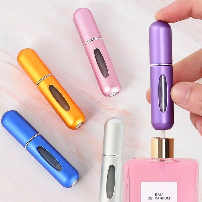 Refillable Travel Perfume Atomiser in tpu-coated, product photograph