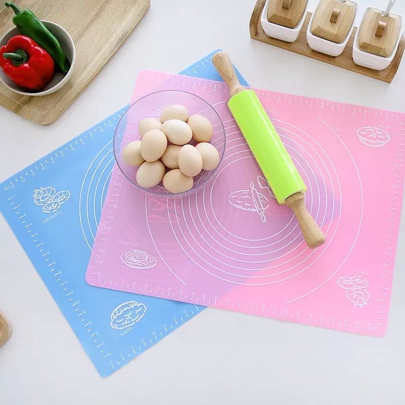 Silicone Baking Mat With Measurement in silicone, product photograph